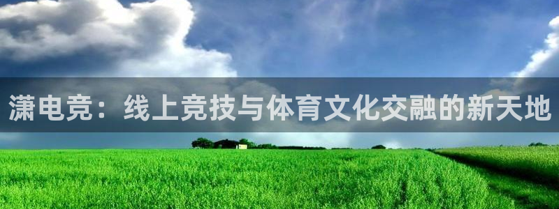 乐鱼电竞网站：潇电竞：线上竞技与体育文化交融的新天地